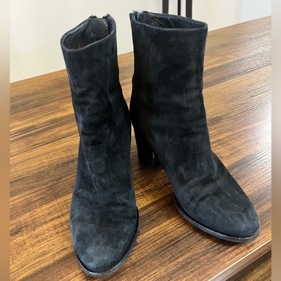Jimmy Choo Shoes - Jimmy Choo Black Suede Ankle Boots. Size 37/7